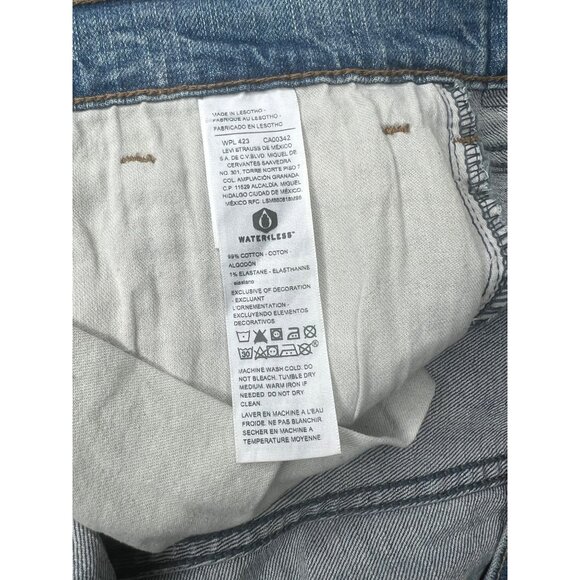 Signature Levi Strauss & Co. Mens‎ Bootcut Jeans Blue Light Wash Denim 48/30 - Picture 13 of 13